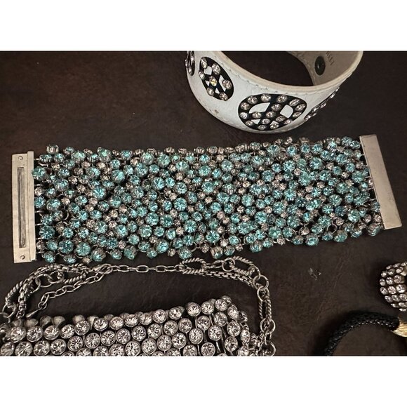 Gorgeous BLINGY lot of 6 assorted jewelry pieces - Picture 5 of 9